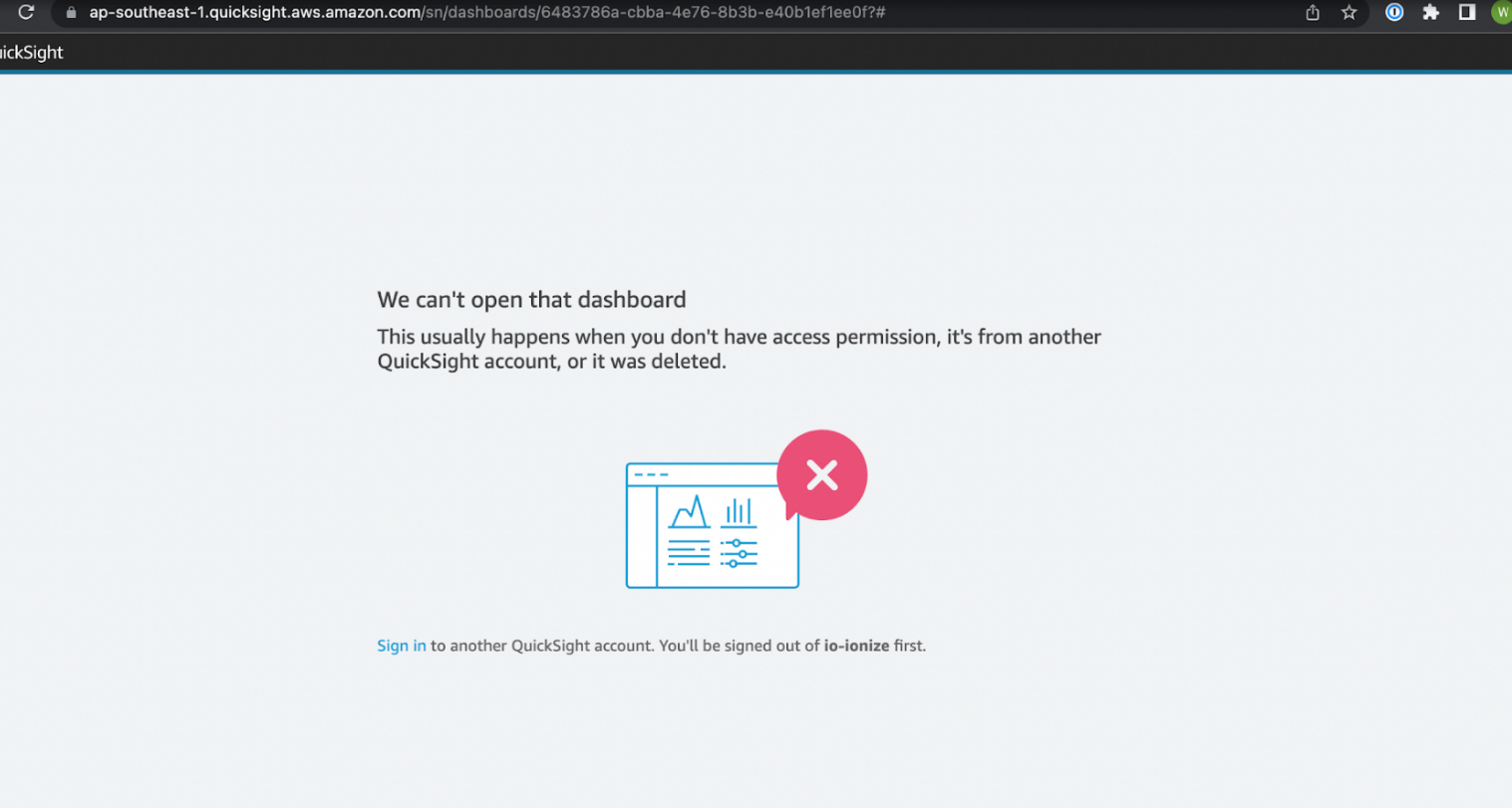 Quicksight FAQ